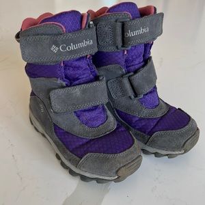 WATERPROOF Little Girls Winter Boots - Columbia Size 11